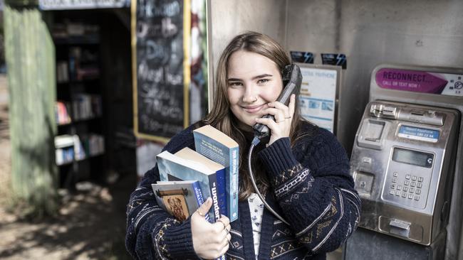 Actor and Howden local, Tegan Stimson, 18, is the star of upcoming SBS series The Tailings, written, shot and produced in Tasmania. Picture EDDIE SAFARIK