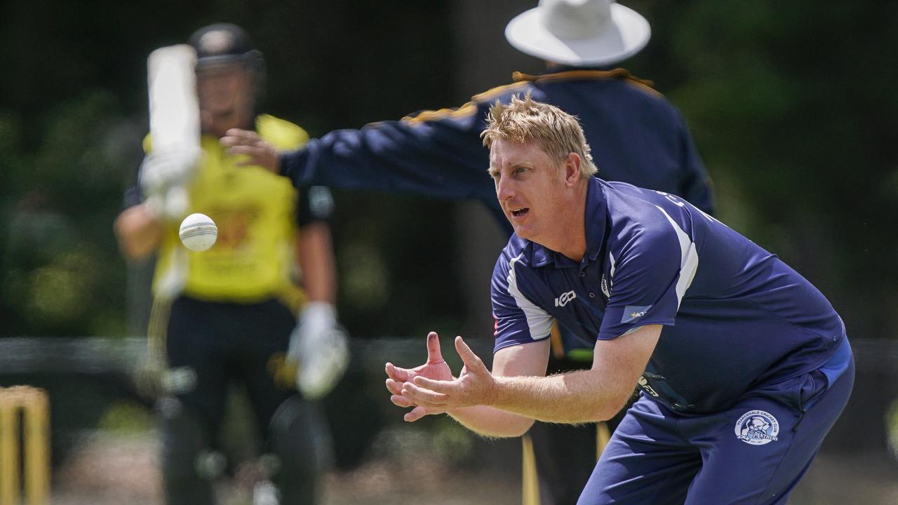 MPCA - Shayne Gillings will have to bowl that one again. Picture: Valeriu Campan