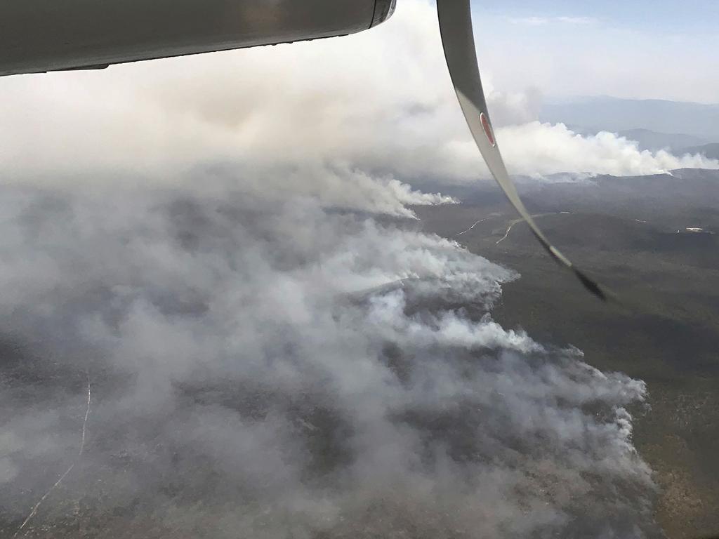 Fires burn north of Bundaberg. Picture: Queensland Fire and Emergency Services