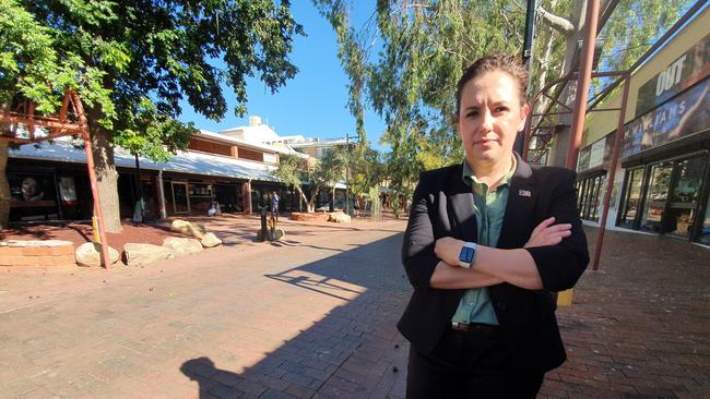 NT Opposition Leader Lia Finocchiaro in Alice Springs