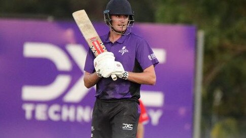 Josh Kann is known for bringing up big numbers with the bat. Picture: NT Cricket.