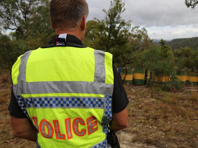 Several barrel drums were found on the property but Joseph’s body wasn’t located.