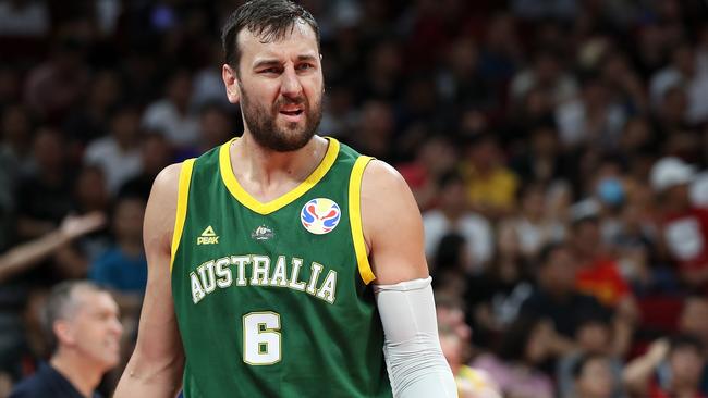 Defeat was hard to take for Andrew Bogut.