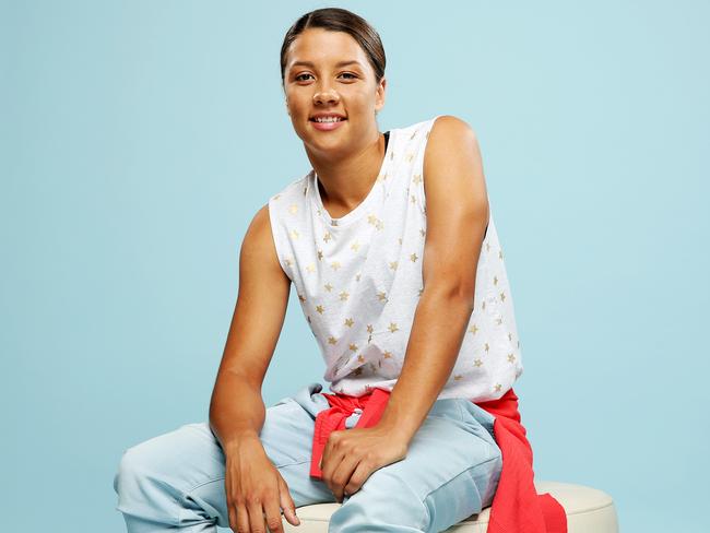 Sam Kerr is on the FIFA short-list for women’s player of the year. Picture: Tim Hunter. Styling: Westfield Stylist, Adriana Fernandez.