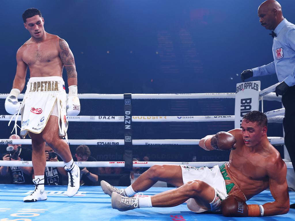 Opetaia stopped David Nyika in four rounds in January. Picture: Chris Hyde/Getty Images