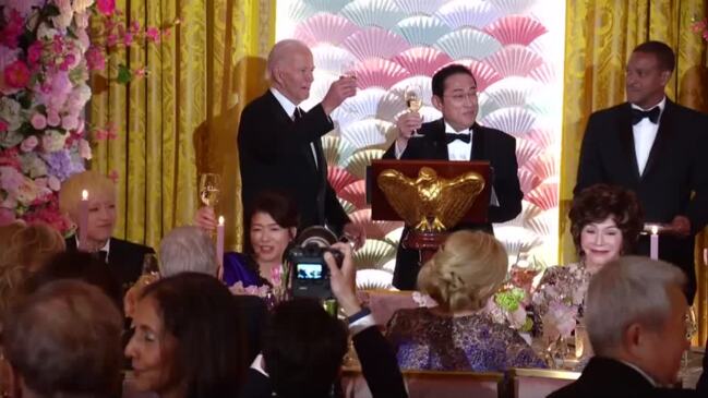 Japan's leader quotes Star Trek at White House dinner