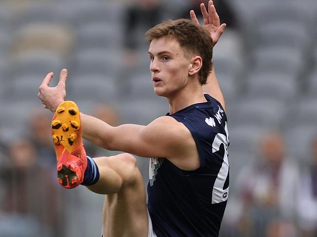 Luke Trainor is the type of player Essendon could consider with its first draft pick. Picture: Paul Kane/AFL Photos/via Getty Images