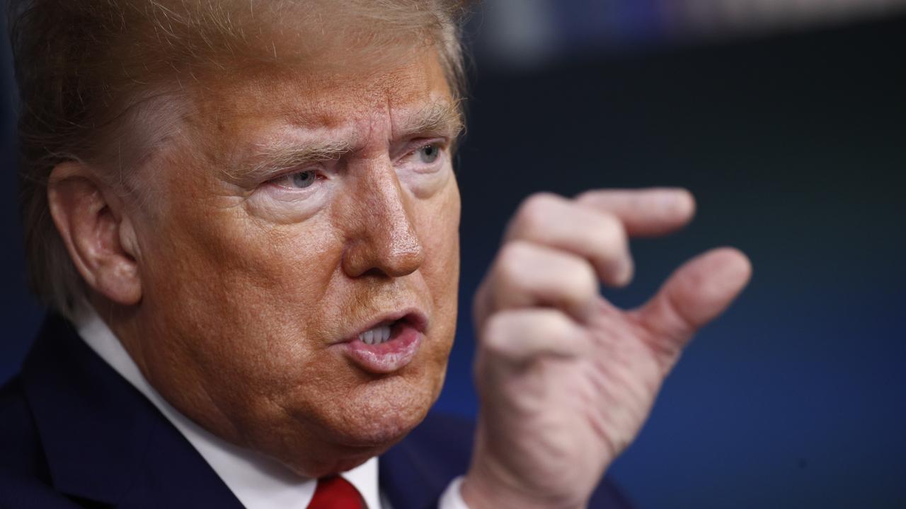 President Donald Trump said the US was like a ‘beautiful puzzle’. Picture: Patrick Semansky