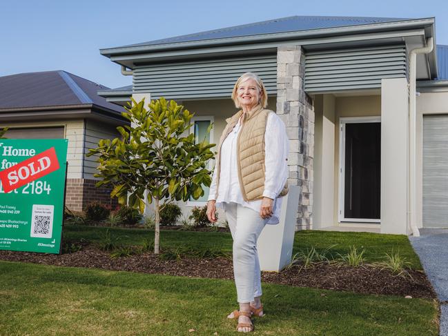 AV Jennings: Gail Alvarez was drawn to the 8-star minimum energy efficiency gains in her new four-bedroom AV Jennings home at Riverton, Jimboomba which is part of the Stellar Collection. Picture: Supplied.