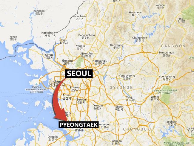 Pyeongtaek South Korea Map As North Korea Missile Program Heats Up, Us Opens $13B Military Base In South  Korea | News.com.au — Australia's Leading News Site