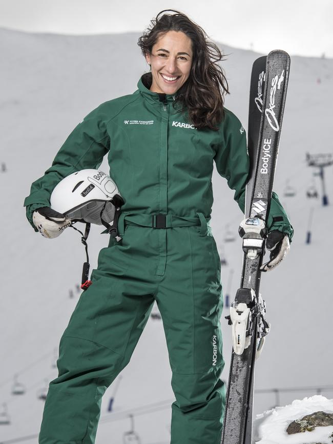 Olympic gold medallist aerial skier Lydia Lassila won a Leader Sports Star award in 2013. Picture: Jason Edwards