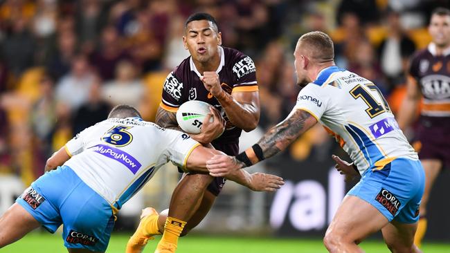 Jamayne Isaako played 77 games for the Broncos. Picture: Nathan Hopkins/NRL Photos