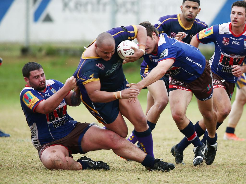 Roger Tait used to play for Edmonton Storm in rugby league. Picture: Brendan Radke