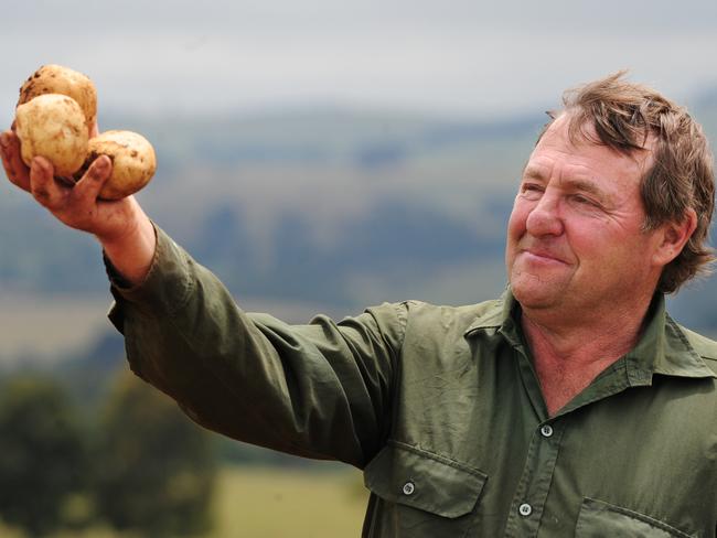 Thorpdale potato grower Des Jennings needs a crystal ball to predict the future of potatoes.