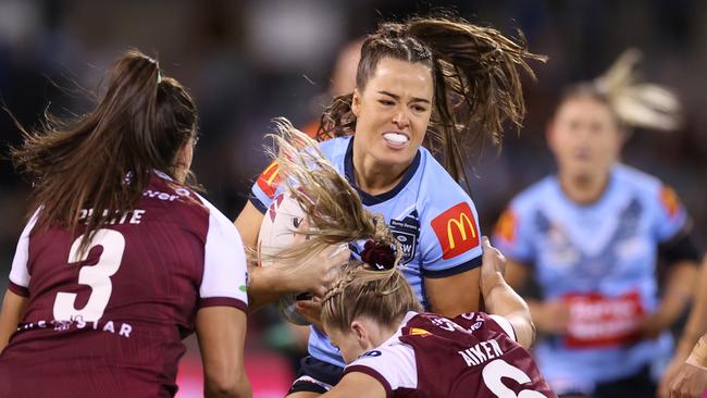 Isabelle Kelly starred for the NSW Sky Blues in the Origin match in June. Picture: Cameron Spencer/Getty Images