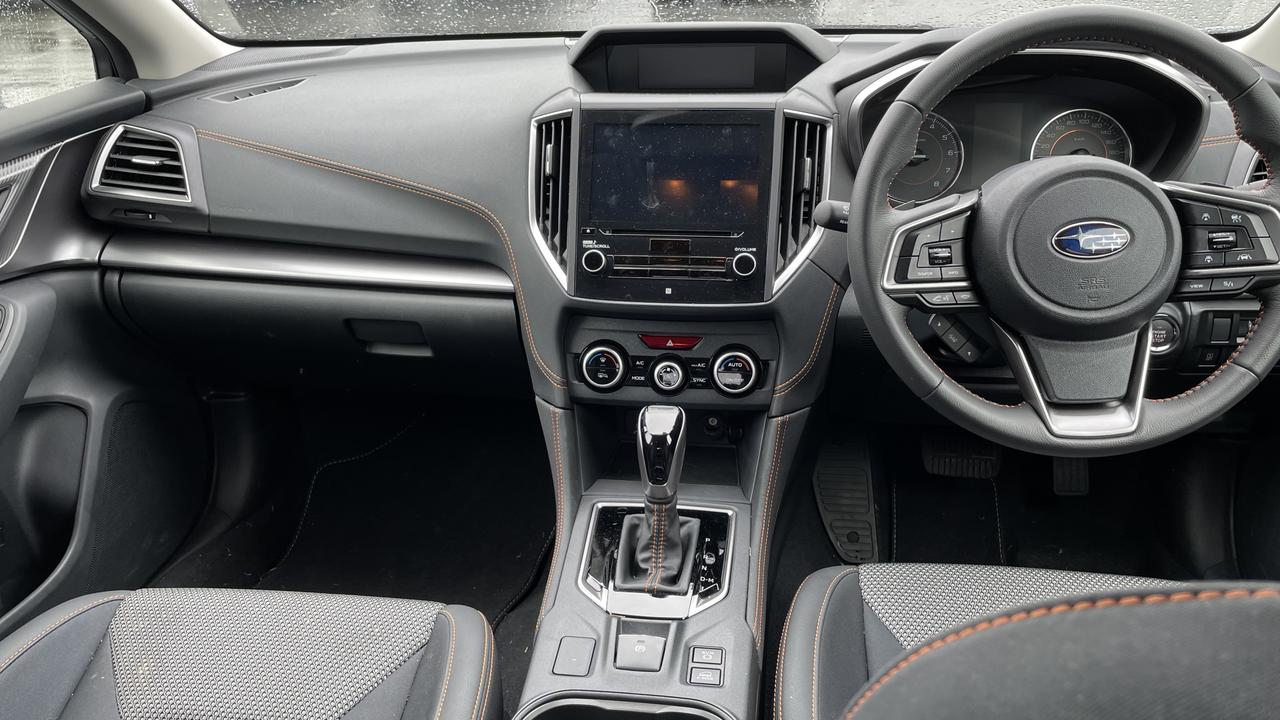 Inside the Premium derivative of the Subaru XV.