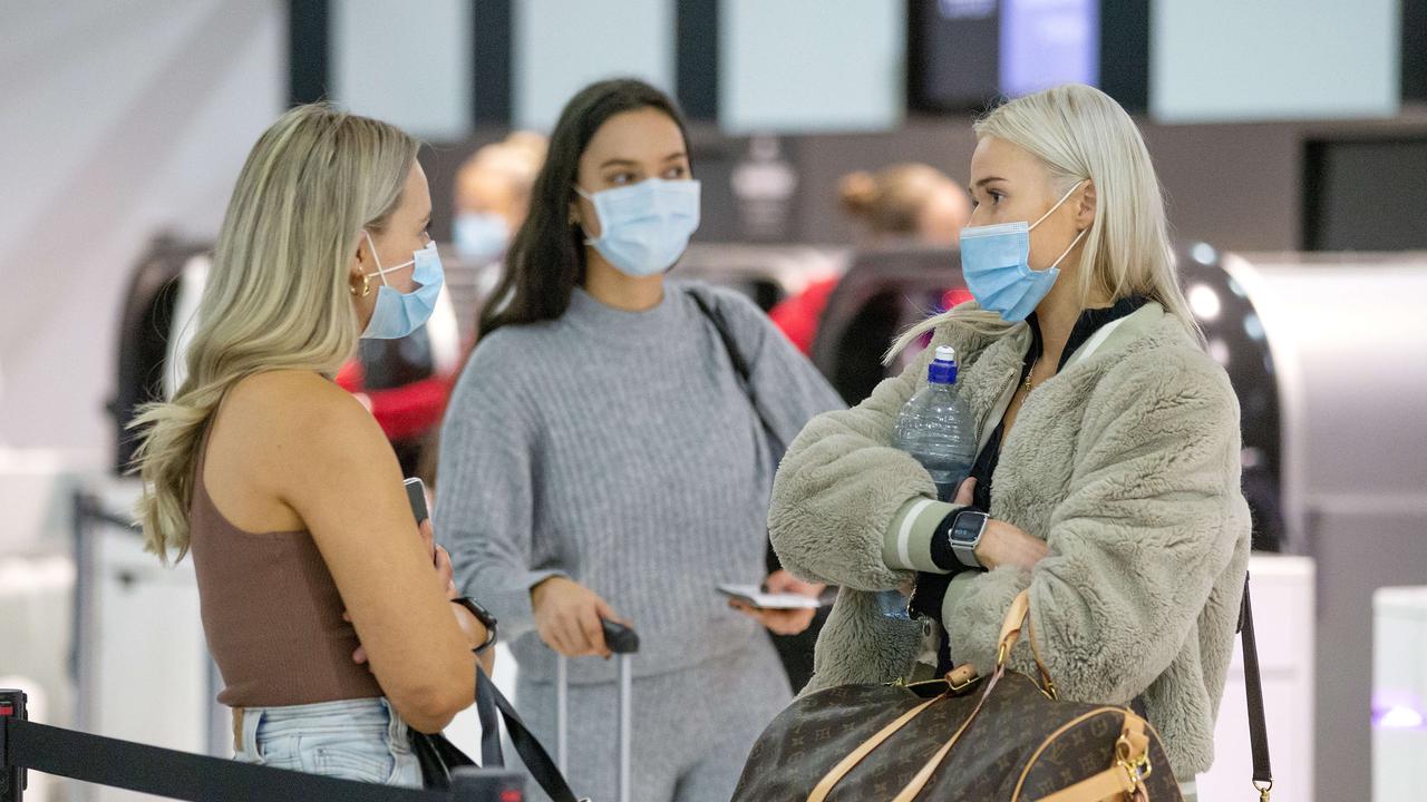 AFL players, their wives, girlfriends and families are headed too Queensland. Picture: Mark Stewart