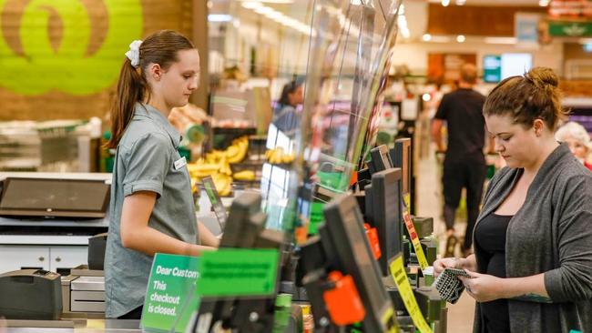 Woolworths sales were lifted by pandemic panic buying.