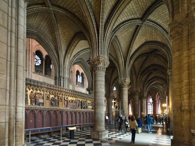 The Choir screen showing Appearances of the Risen Christ. Picture: Alamy