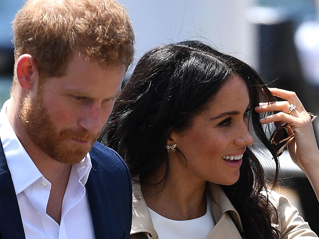 Sources said the Duchess of Sussex described the huge crowds outside the Sydney Opera House as ‘silly’. Picture: Dan Himbrechts / POOL / AFP