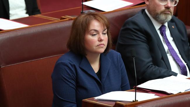 Senator Kimberley Kitching’s death has never been linked to Covid-19.