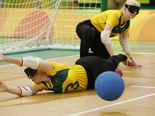 Australian v Canada Women's Goalball Future Arena, Barra 2016 Paralympic Games - RIO Brazil Australian Paralympic Committee Tuesday 13 September 2016 © Sport the library / Greg Smith