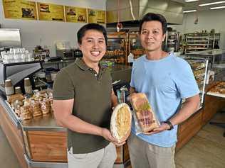 WELCOME ADDITION: Saigon Bakehouse managing directors Van Nguyen and Tom Le. The bakery opened up last month and the owners have been overwhelmed with the backing of the community in its first month of operation. Picture: Cordell Richardson