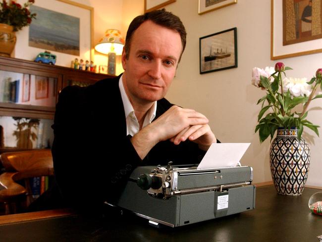 Author Andrew O'Hagan in his Belsize Park flat in London. Picture: Stuart Clarke