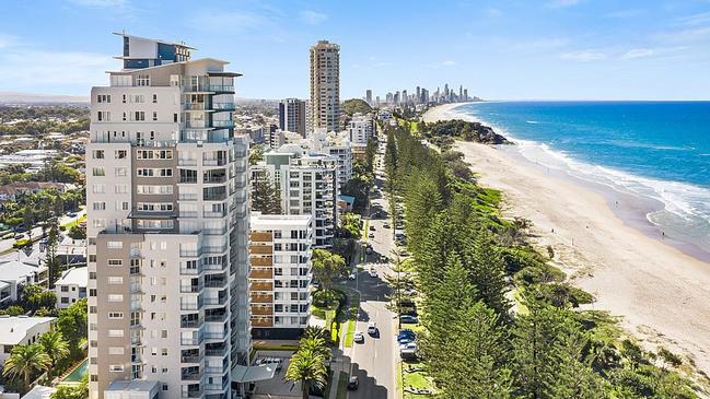 Steve Johnston of Suncorp owns a beachside apartment at Burleigh Heads, QLD. Picture: Supplied