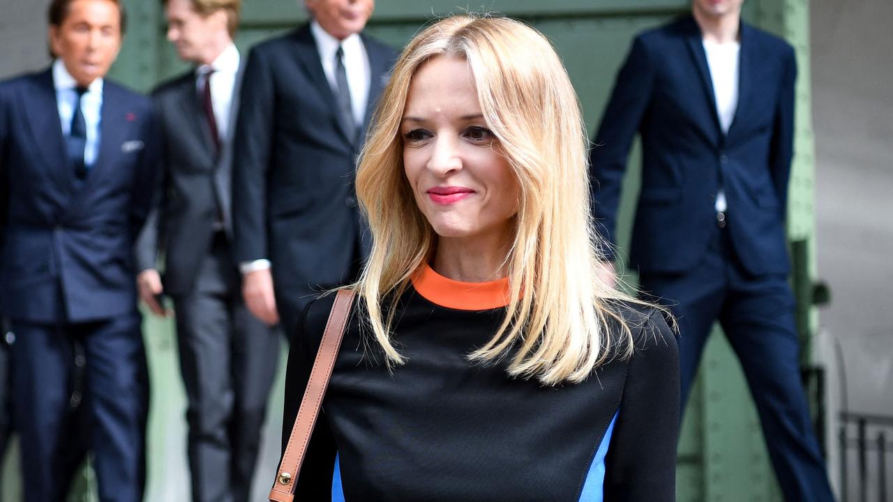 Delphine Arnault arrives at the Grand Palais in Paris. Picture: AFP