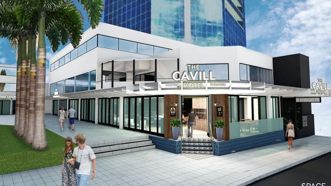 Artists impression of The Cavill Hotel. Photo: Supplied