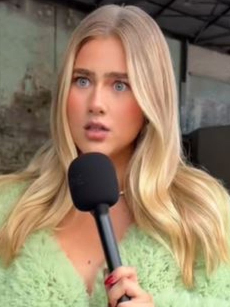 She was furious after being asked a ‘diabolical’ question about how much she earns. Picture: TikTok