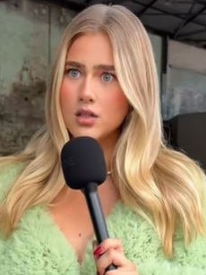 She was furious after being asked a ‘diabolical’ question about how much she earns. Picture: TikTok
