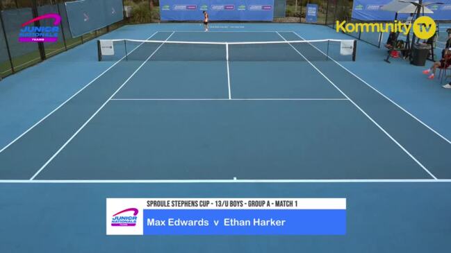 Replay: Max Edwards (SA) v Ethan Harker (NT) - Australian Junior Teams Championships U13