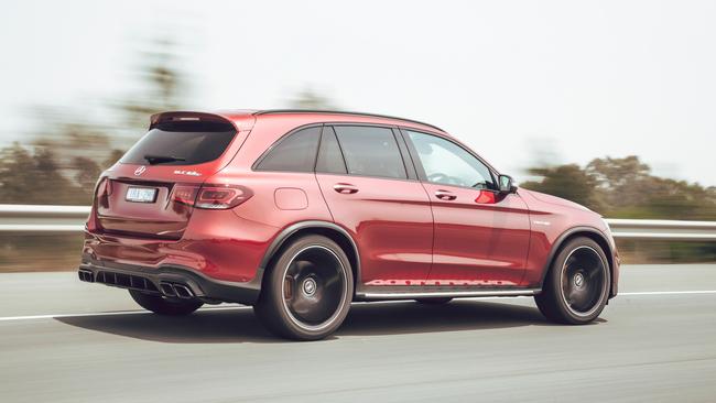 The GLC63 can sprint to 100km/h in just 3.8 seconds.