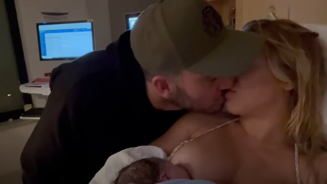 Gold Coast’s top influencer has shared an intimate video of her first drug-free natural birth after two caesarean's saying it was the “hardest yet most rewarding thing i’ve ever done”.