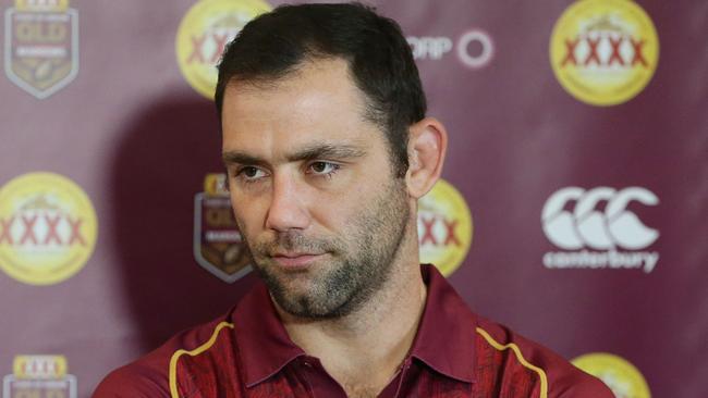 Queensland captain Cameron Smith has lashed the NRL’s handling of recent pay talks. Pic Peter Wallis
