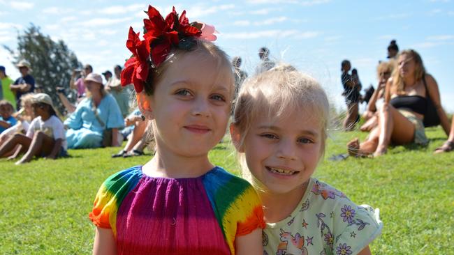 Marli Rose and Ivy Rose at the  Festival of the Knob at Yorkeys Knob on Saturday. Picture: Bronwyn Farr