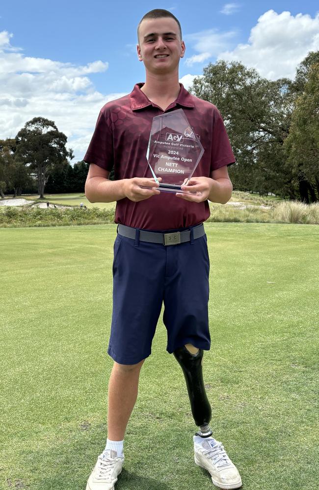 Sunshine Coast golf talent Archer Belbin.