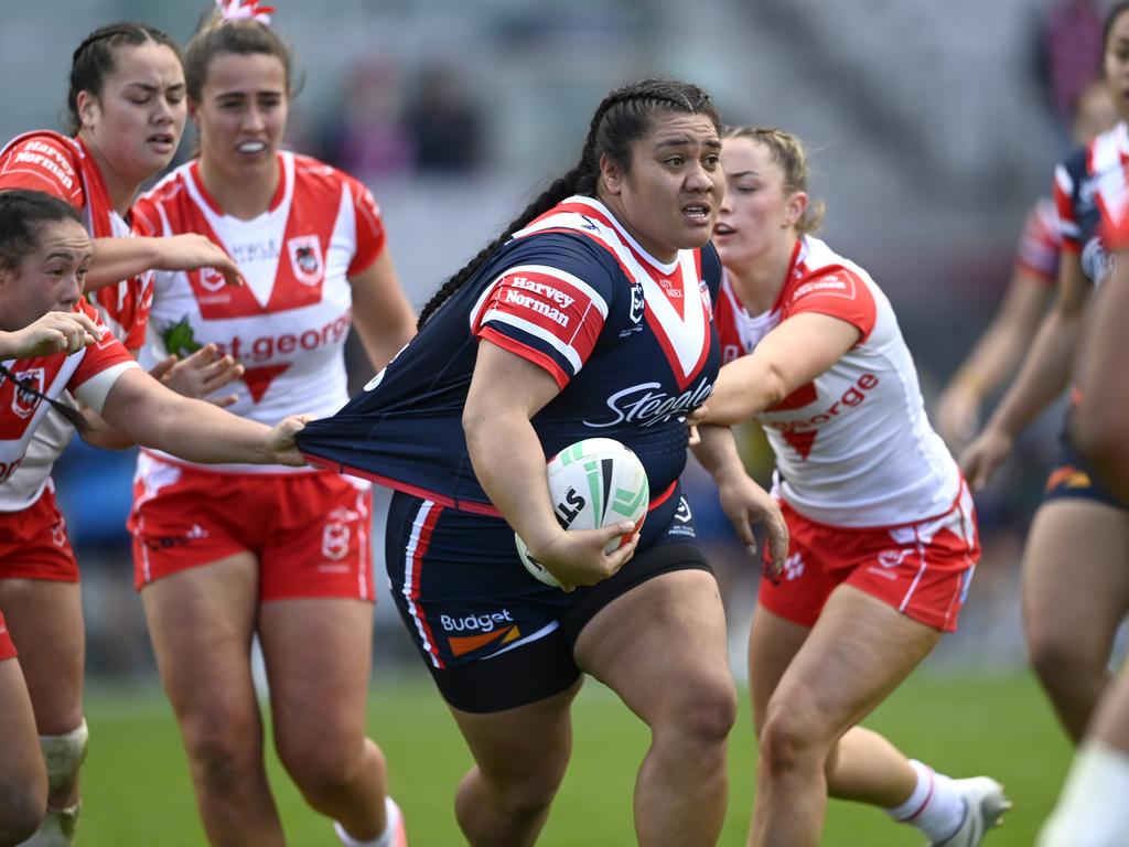 Amber Hall has been a revelation for the Roosters this NRLW season. Picture: NRL Images