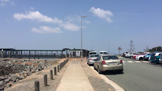 The foreshore at the Weinam Creek ferry terminal. Picture: Judith Kerr