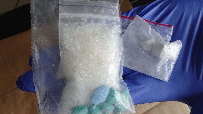 Cramp was arrested and charged with supplying 2.9kg of GBL, possessing methandienone and dealing with proceeds of the crime. Picture: NSW Police