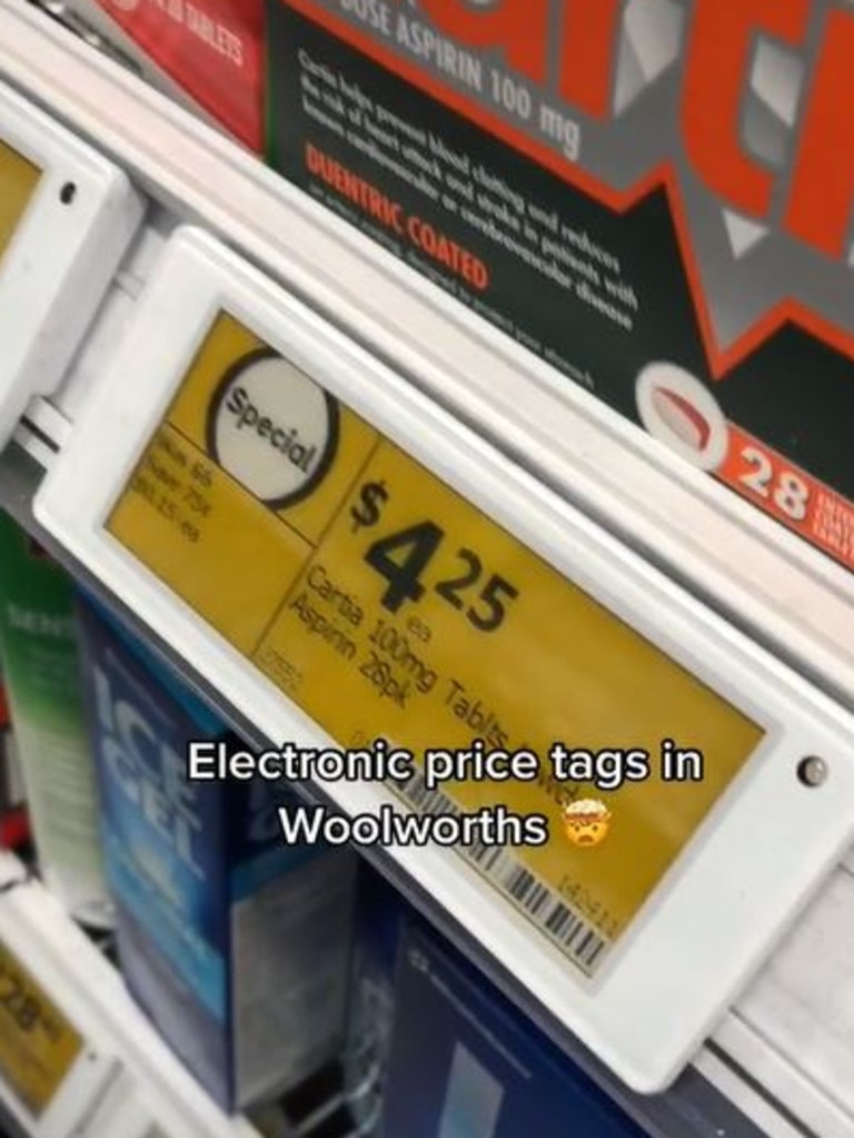 Woolworths customers stunned by electronic price tags | news.com.au ...
