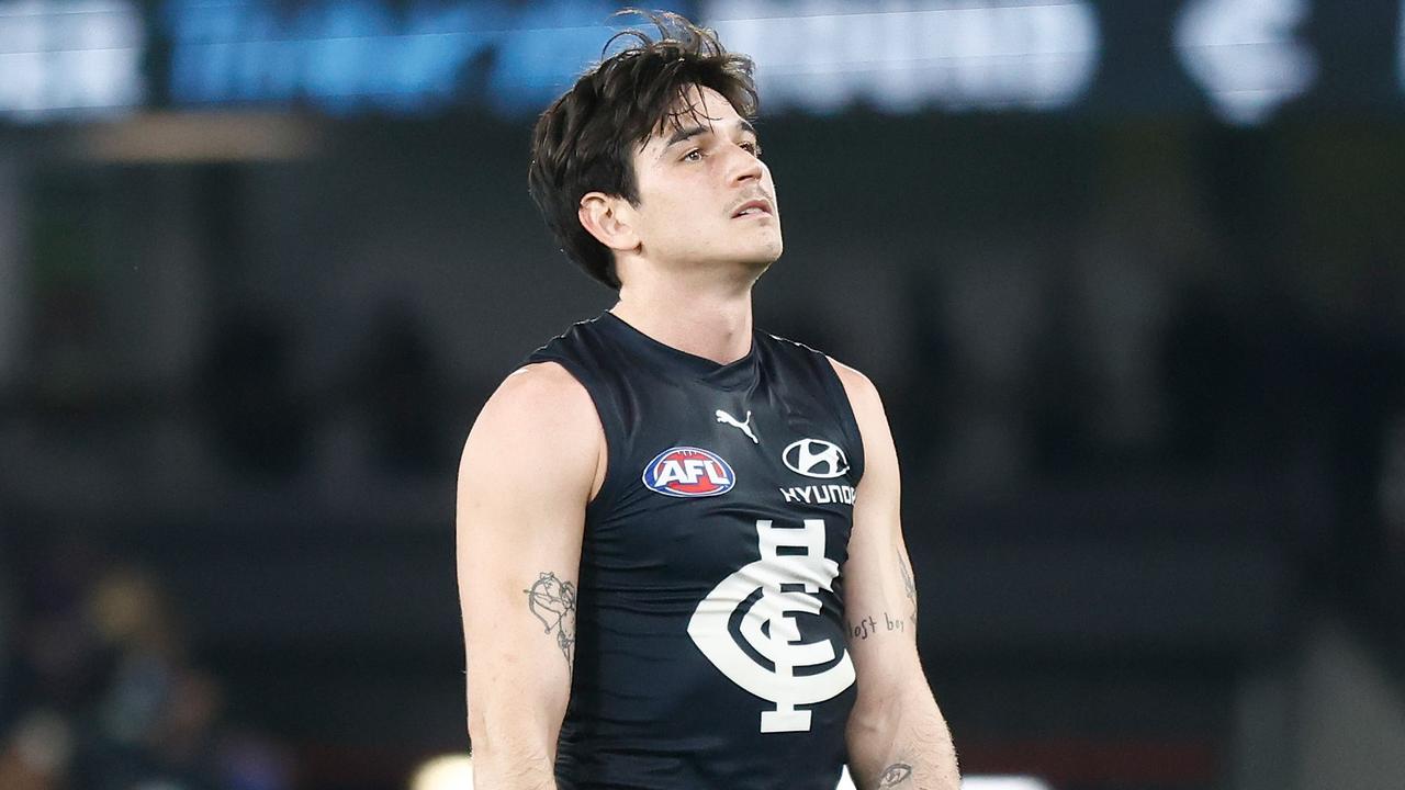 Zac Fisher is expected to land at North Melbourne in the exchange period. Picture: Michael Willson/AFL Photos