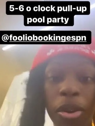 Julio had posted an Instagram Story inviting people to his pool party on his birthday.