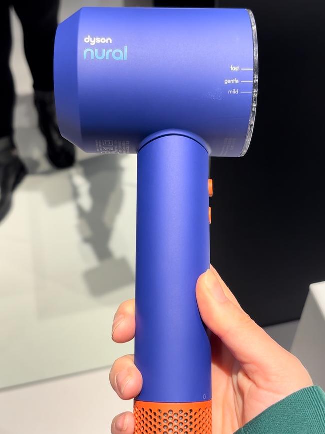 Dyson has just unveiled its jaw-dropping new product, the Supersonic Nural. Picture: news.com.au in Seoul