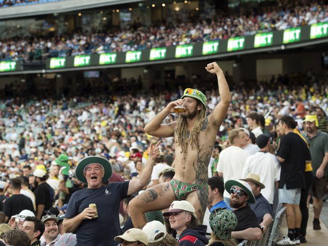 A few beers are set to be poured at the MCG over the first three days. Picture: David Smith