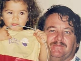 Jass Ward and her uncle Bradley Ward in 2000. Bradley was murdered in a neighbourhood dispute outside of his Labrador home on Wednesday.