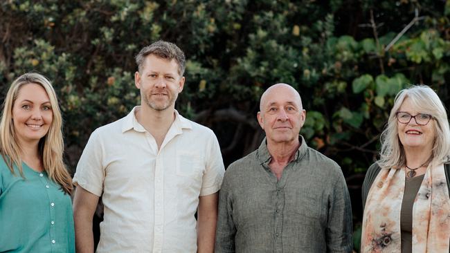 Peter Westheimer (second from right) is running for council on the same ticket as Women's Village Collective founder Sama Balson, current mayor Michael Lyon and Councillor Jeannette Martin.