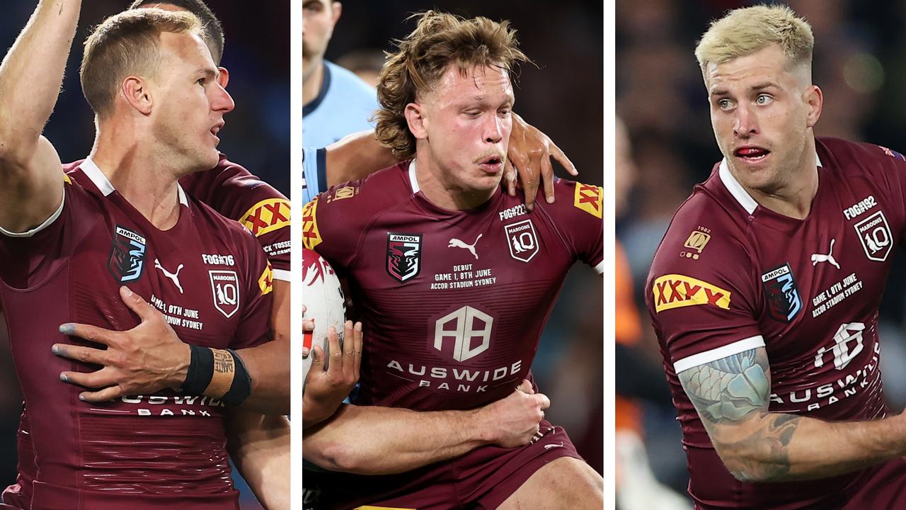 Daly Cherry-Evans, Reuben Cotter and Cameron Munster.